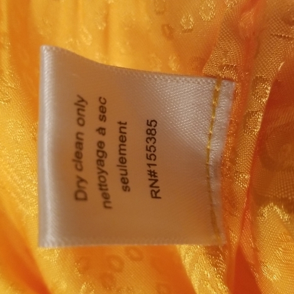 💕RONNY KOBO💕 Lorie Satin Long Sleeve Blouse ~ Yellow Small S NWT - Picture 13 of 13